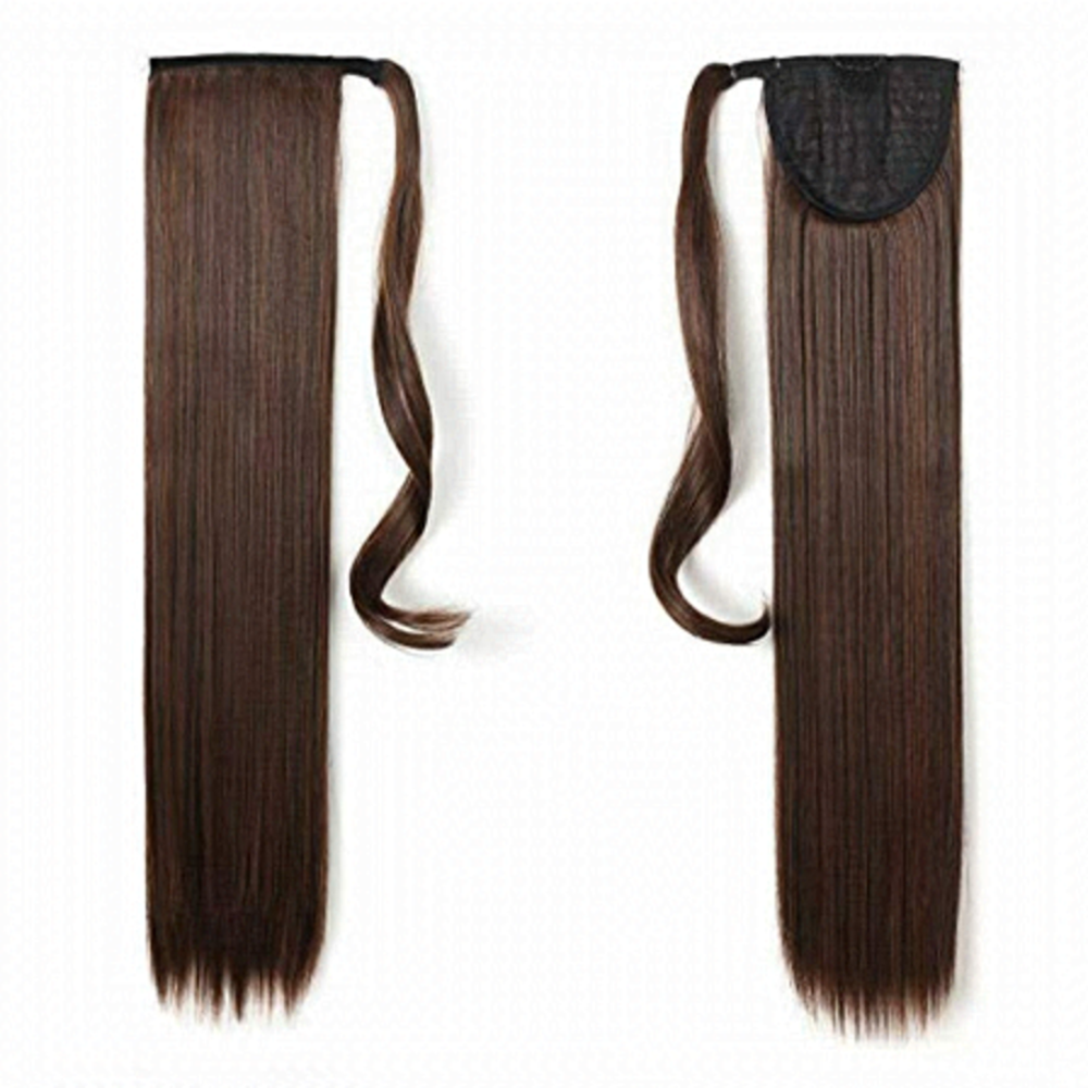 Long Straight 24 Inch Ponytail Hair Extension